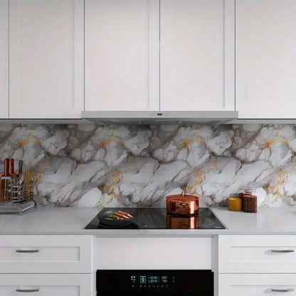 Papel Vinilo Adhesivo De 60 cm x 10 mts Marmol Brillante