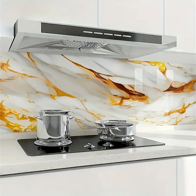 Papel Vinilo Adhesivo De 60 cm x 10 mts Marmol Brillante