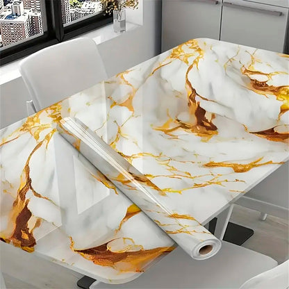 Papel Vinilo Adhesivo De 60 cm x 10 mts Marmol Brillante