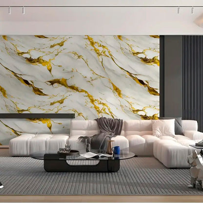 Papel Vinilo Adhesivo De 60 cm x 10 mts Marmol Brillante