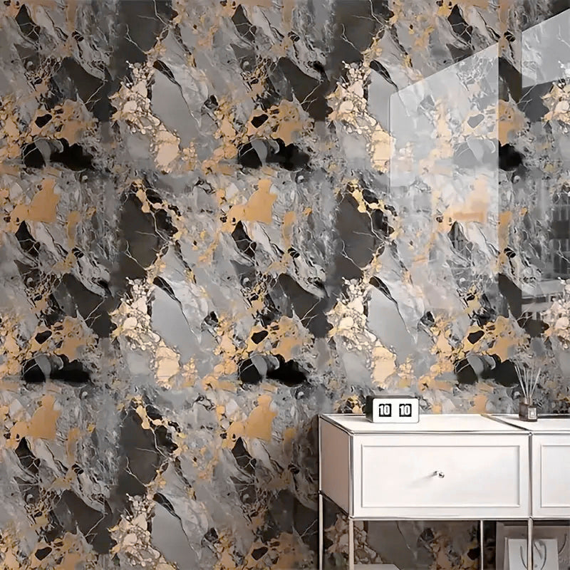 Papel Vinilo Adhesivo De 60 cm x 10 mts Marmol Brillante