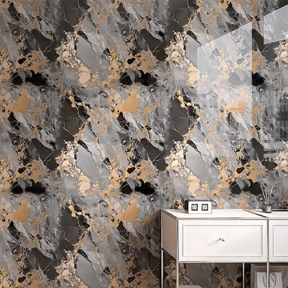 Papel Vinilo Adhesivo De 60 cm x 10 mts Marmol Brillante