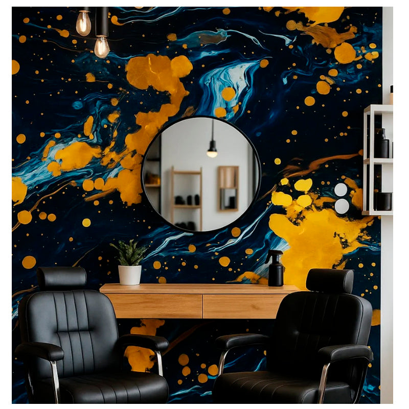 Papel Vinilo Adhesivo De 60 cm x 10 mts Marmol Brillante