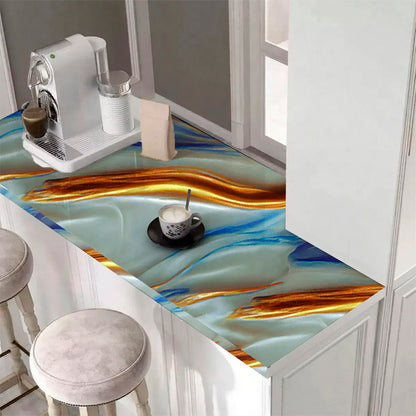 Papel Vinilo Adhesivo De 60 cm x 10 mts Marmol Brillante