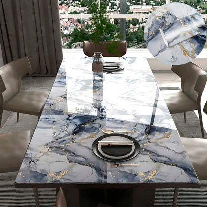 Papel Vinilo Adhesivo De 60 cm x 10 mts Marmol Brillante