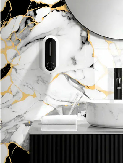 Papel Vinilo Adhesivo De 60 cm x 10 mts Marmol Brillante