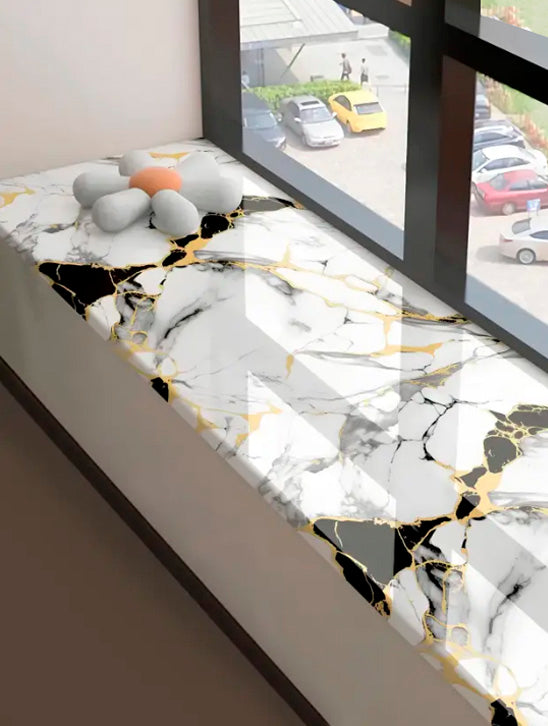 Papel Vinilo Adhesivo De 60 cm x 10 mts Marmol Brillante