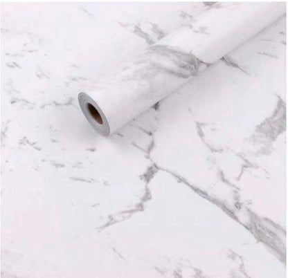 Papel Vinilo Adhesivo De 45 cm x 10 mts Marmol