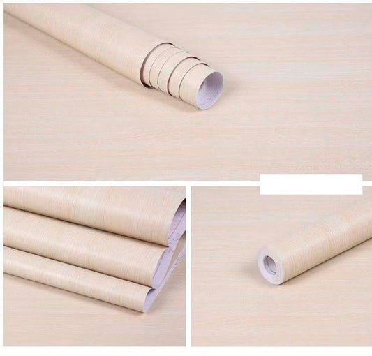 Papel Vinilo Adhesivo De 45 cm x 10 mts Madera