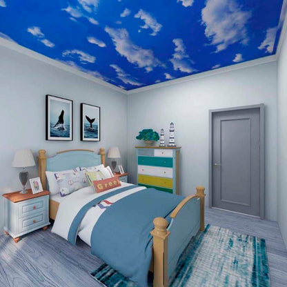 Papel Vinilo Adhesivo De 45 cm x 10 mts Nubes