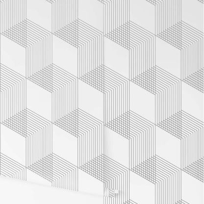 Papel Vinilo Adhesivo De 45 cm x 10 mts Geometrico