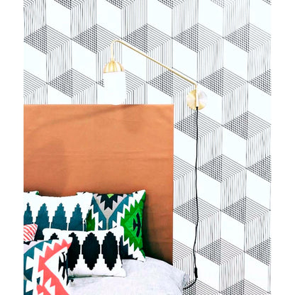 Papel Vinilo Adhesivo De 45 cm x 10 mts Geometrico