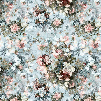 Papel Vinilo Adhesivo De 45 cm x 10 mts Floral