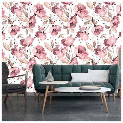 Papel Vinilo Adhesivo De 45 cm x 10 mts Floral