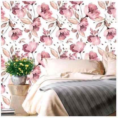 Papel Vinilo Adhesivo De 45 cm x 10 mts Floral