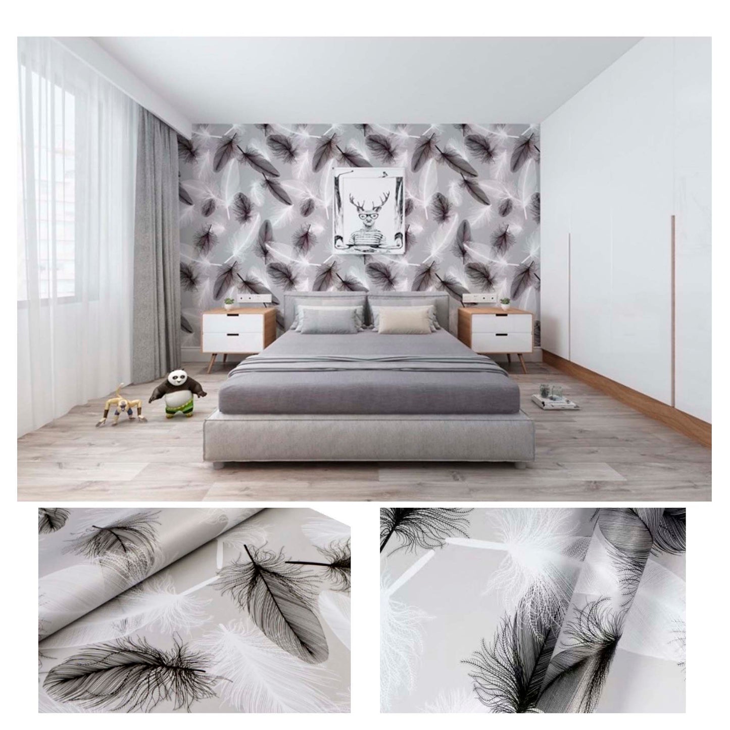 Papel Vinilo Adhesivo De 45 cm x 10 mts