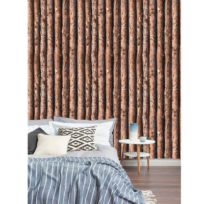 Papel Vinilo Adhesivo De 45 cm x 10 mts Madera