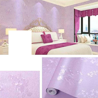 Papel Vinilo Adhesivo De 45 cm x 10 mts Lila