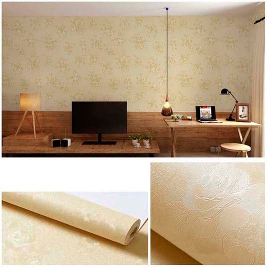 Papel Vinilo Adhesivo De 45 cm x 10 mts Beige