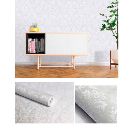 Papel Vinilo Adhesivo De 45 cm x 10 mts Blanco