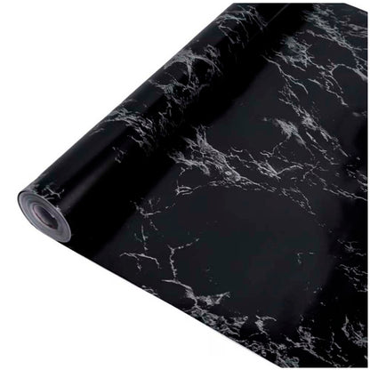 Papel Vinilo Adhesivo De 45 cm x 10 mts Mamol Negro