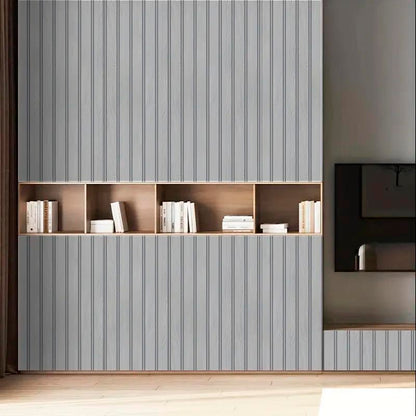Papel Vinilo Adhesivo De 45 cm x 10 mts Tipo Madera Gris