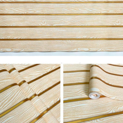 Papel Vinilo Adhesivo De 45 cm x 10 mts Tipo Madera