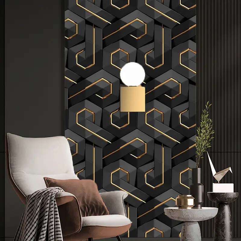 Papel Vinilo Adhesivo De 45 cm x 10 mts Efecto 3D