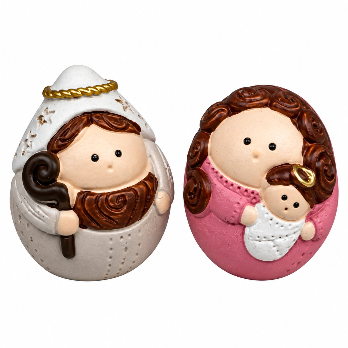 Mini Nacimiento Pesebre Con 2 Piezas De 3 Cm