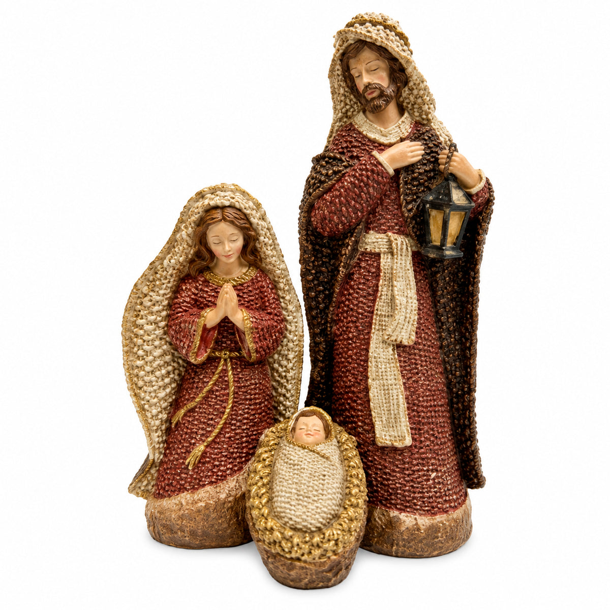 Nacimiento Pesebre De 37 Cm Con 3 Piezas