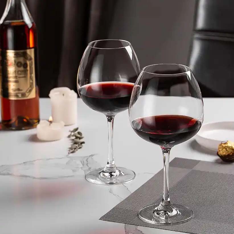 Copas de Vino Tinto Edelita - Chardonnay 660 ml Set x 6 Piezas