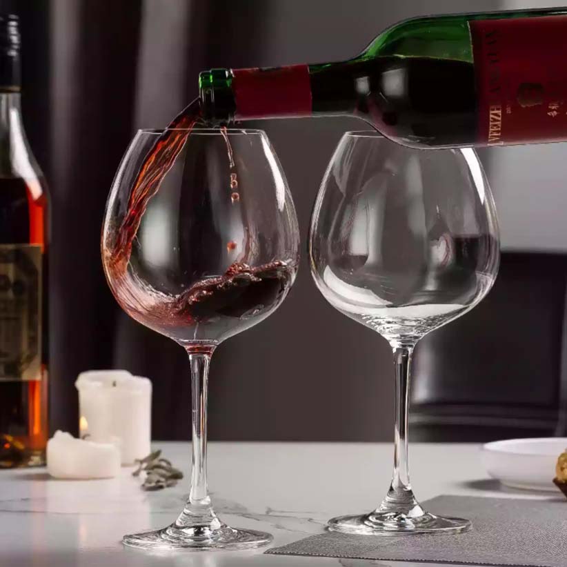 Copas de Vino Tinto Edelita - Chardonnay 660 ml Set x 6 Piezas
