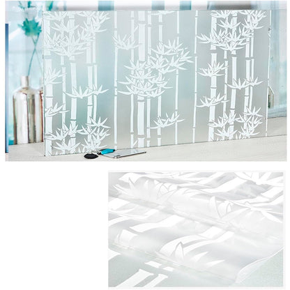 Papel Adhesivo Tipo Vitral Diseño Bambu De 2 mts x 90 mts