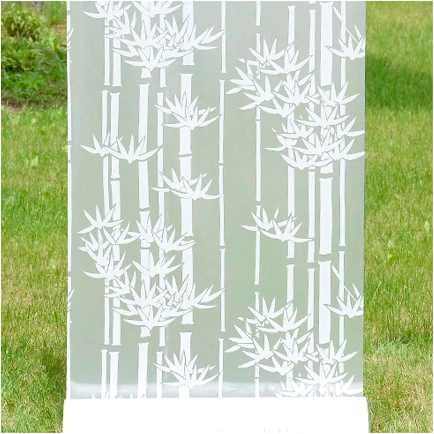 Papel Adhesivo Tipo Vitral Diseño Bambu De 2 mts x 90 mts
