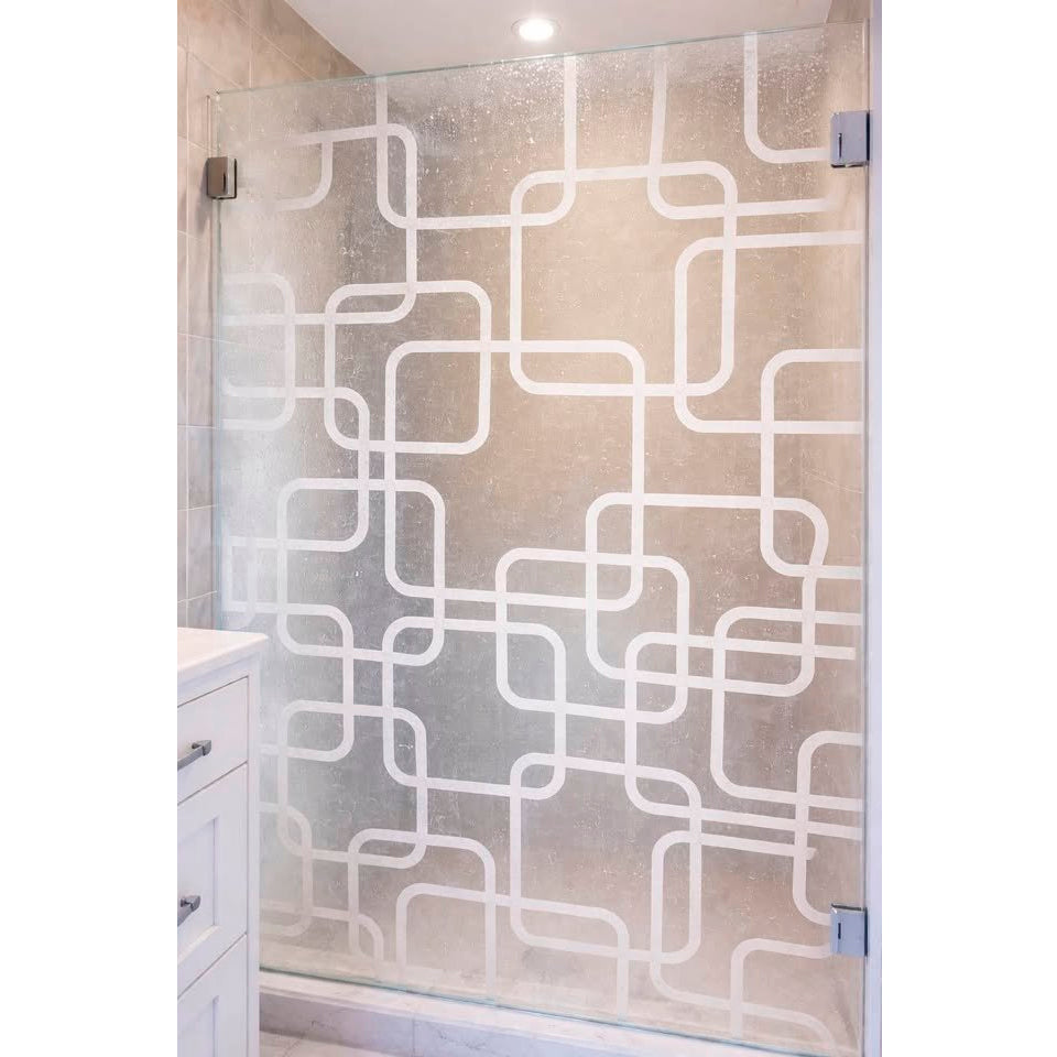 Papel Adhesivo Tipo Vitral Cuadros De 2 mts x 90 mts