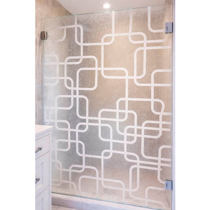 Papel Adhesivo Tipo Vitral Cuadros De 2 mts x 90 mts