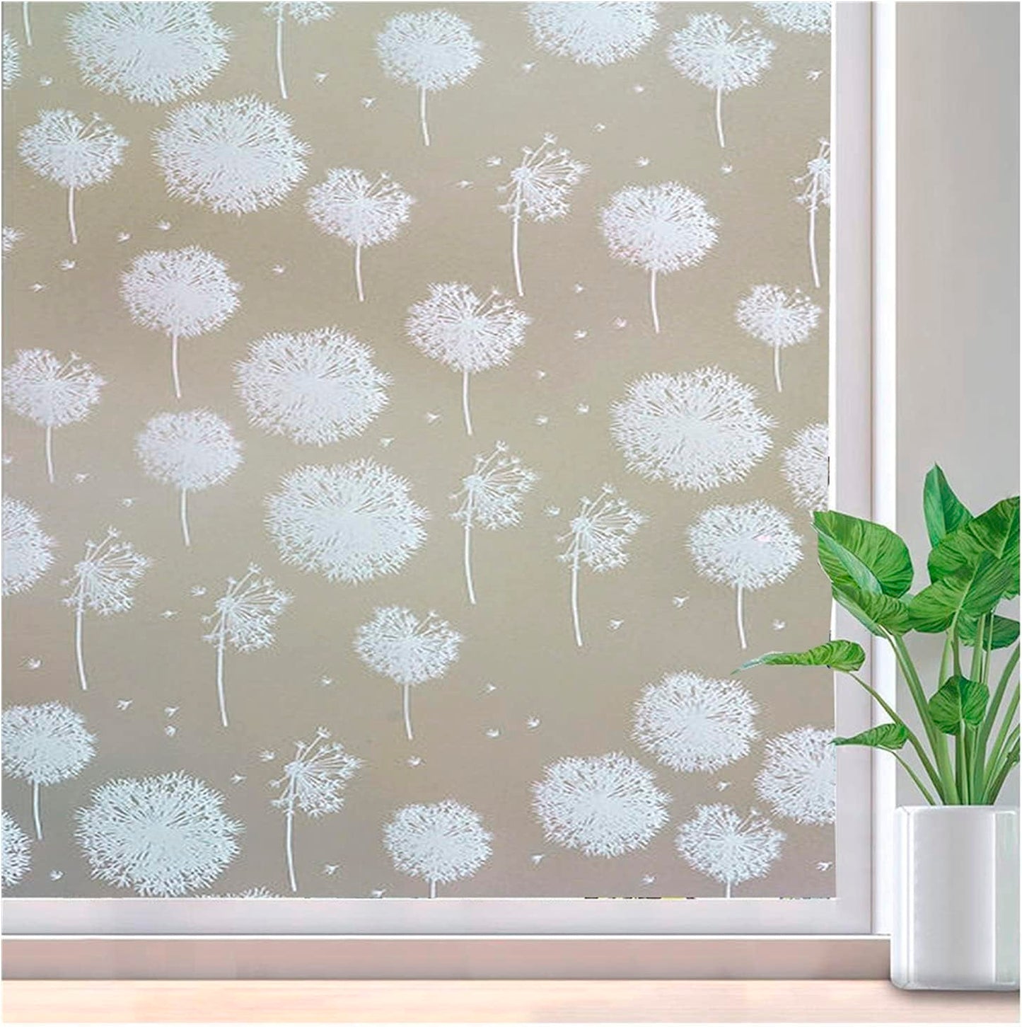 Papel Adhesivo Tipo Vitral Diente De Leon De 2 mts x 90 mts