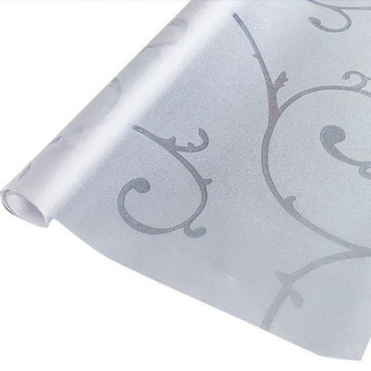 Papel Adhesivo Tipo Vitral Floral De 2 mts x 90 mts