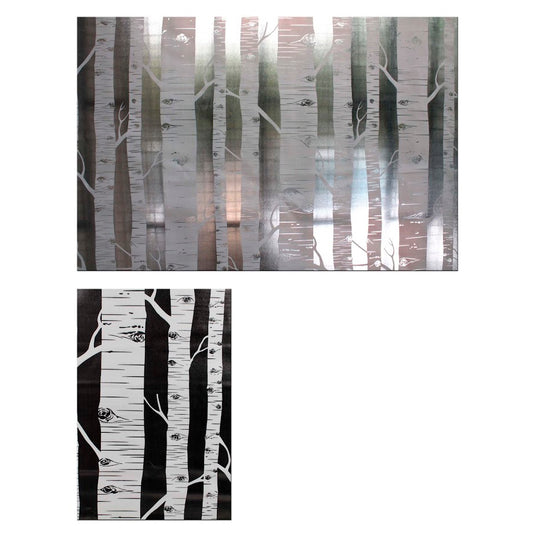 Papel Adhesivo Tipo Vitral Diseño Arbol De 2 mts x 90 mts