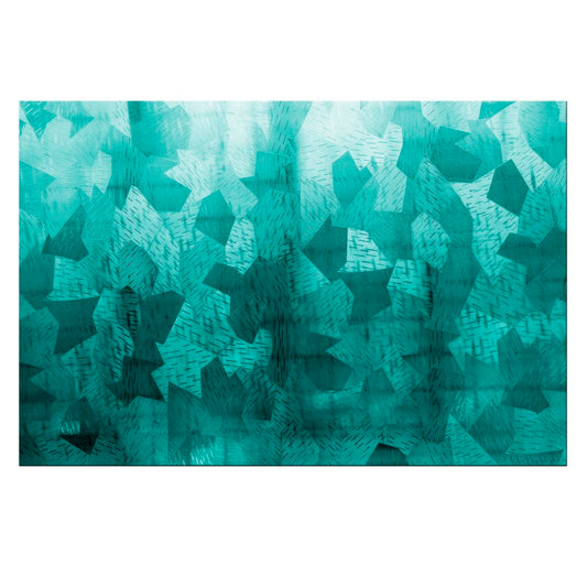 Papel Adhesivo Tipo Vitral Diseño Geometrico Colores De 2 mts x 90 mts