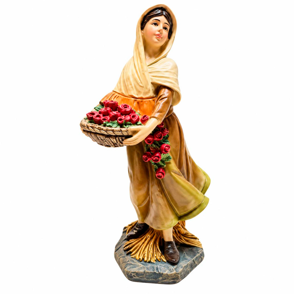 Aldeana Para Pesebre Frutos De 10 cm
