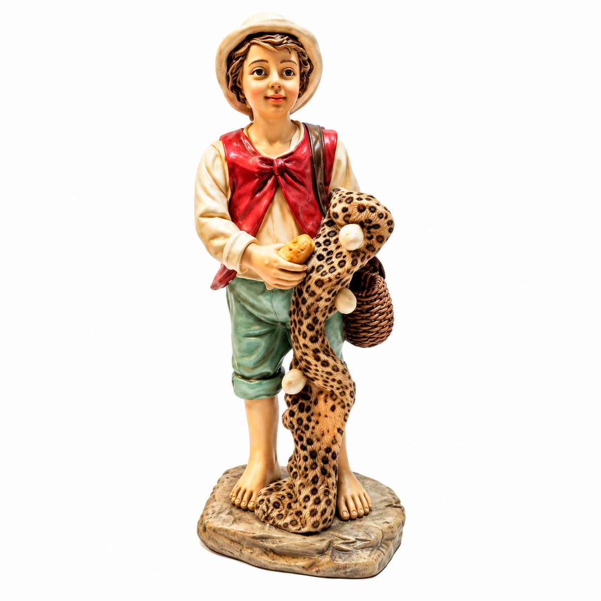 Aldeano Pescador De 10 Cm Para Pesebre