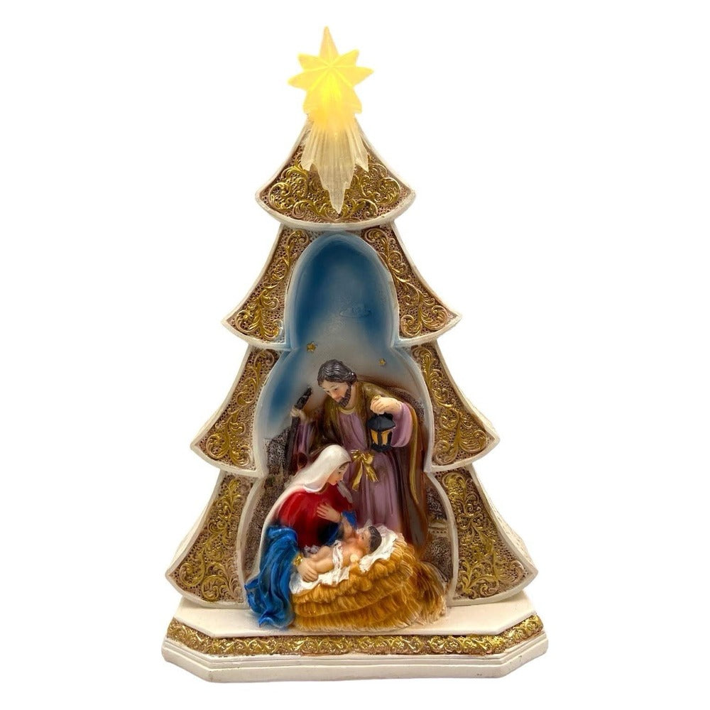 Nacimiento Con Luz 27 Cm