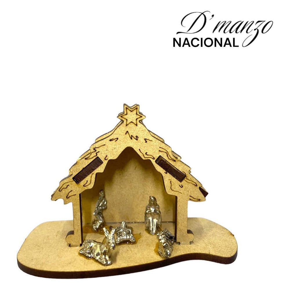 Nacimiento Pesebre De 8x5 Cm